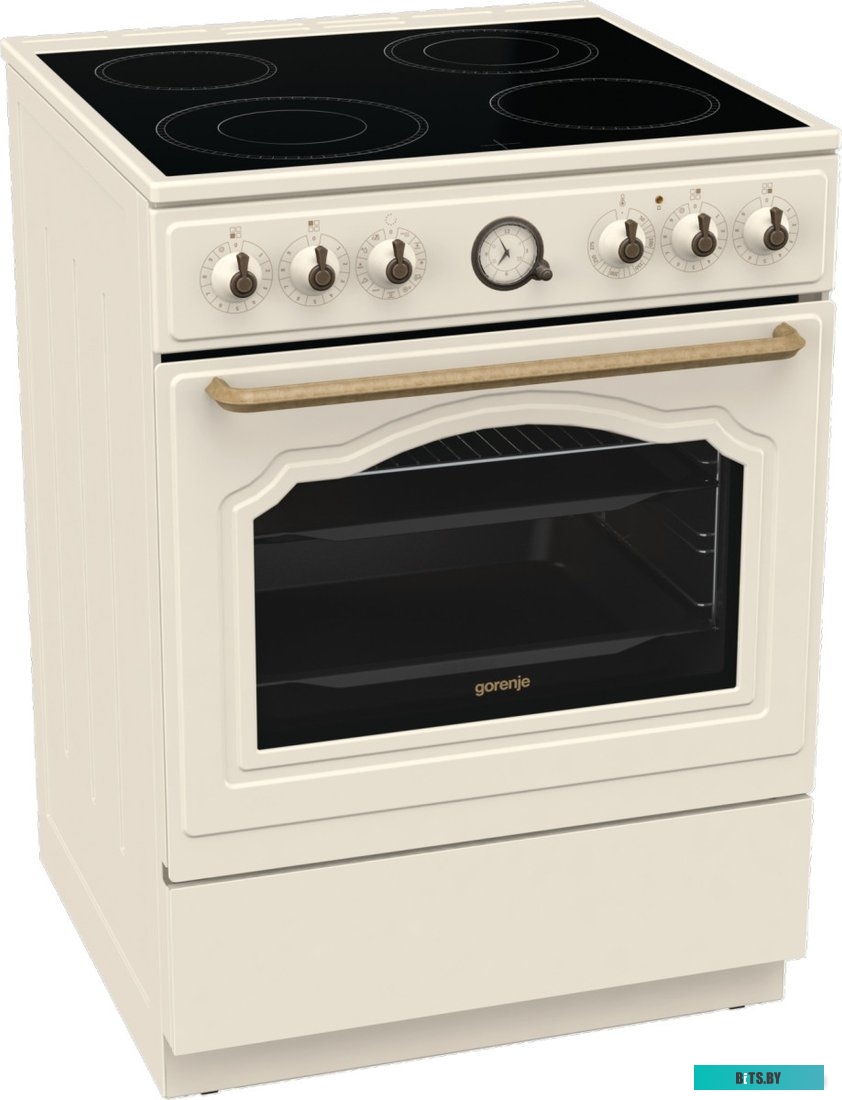 GECS6B70CLI Электрическая плита Gorenje GECS6B70CLI,  стеклокерамика,  без крышки,  бежевый