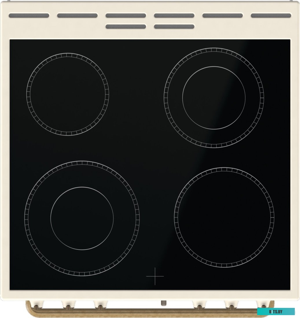 GECS6B70CLI Электрическая плита Gorenje GECS6B70CLI,  стеклокерамика,  без крышки,  бежевый