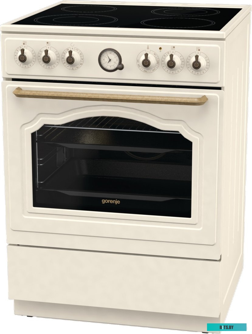 GECS6B70CLI Электрическая плита Gorenje GECS6B70CLI,  стеклокерамика,  без крышки,  бежевый
