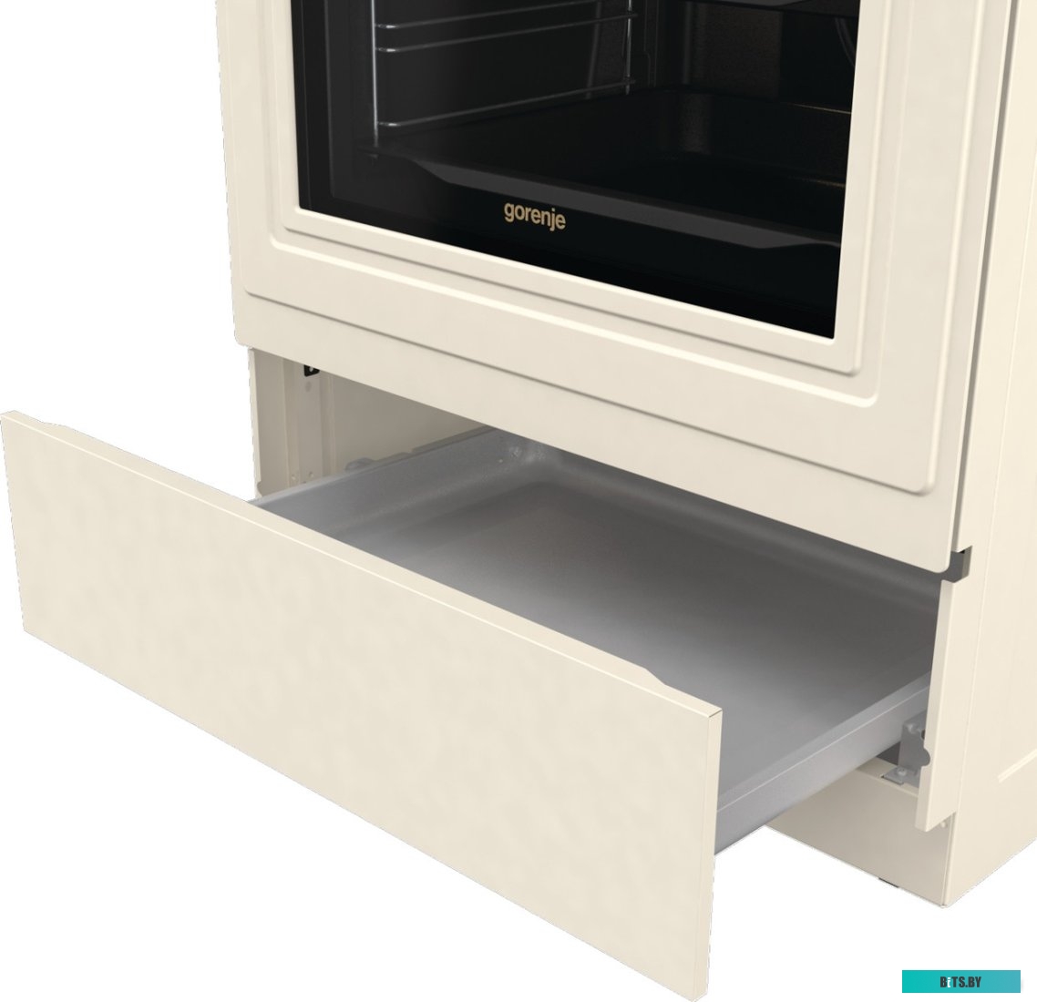 GECS6B70CLI Электрическая плита Gorenje GECS6B70CLI,  стеклокерамика,  без крышки,  бежевый