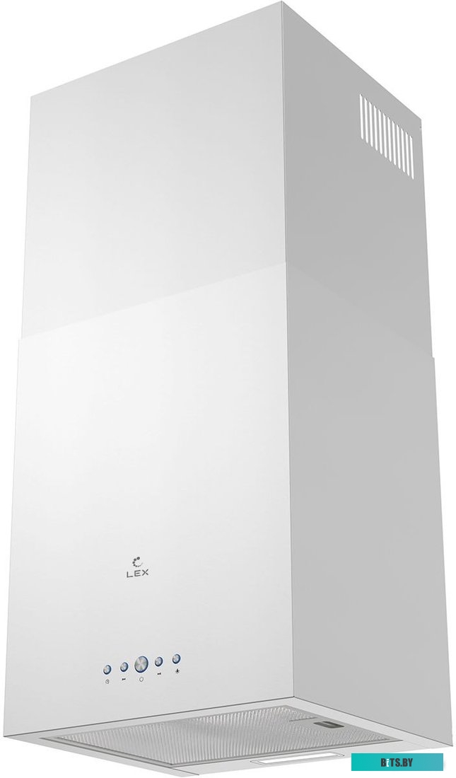 CHTI000417 Вытяжка каминная LEX Mono 400,  белый,  кнопочное управление [chti000417]