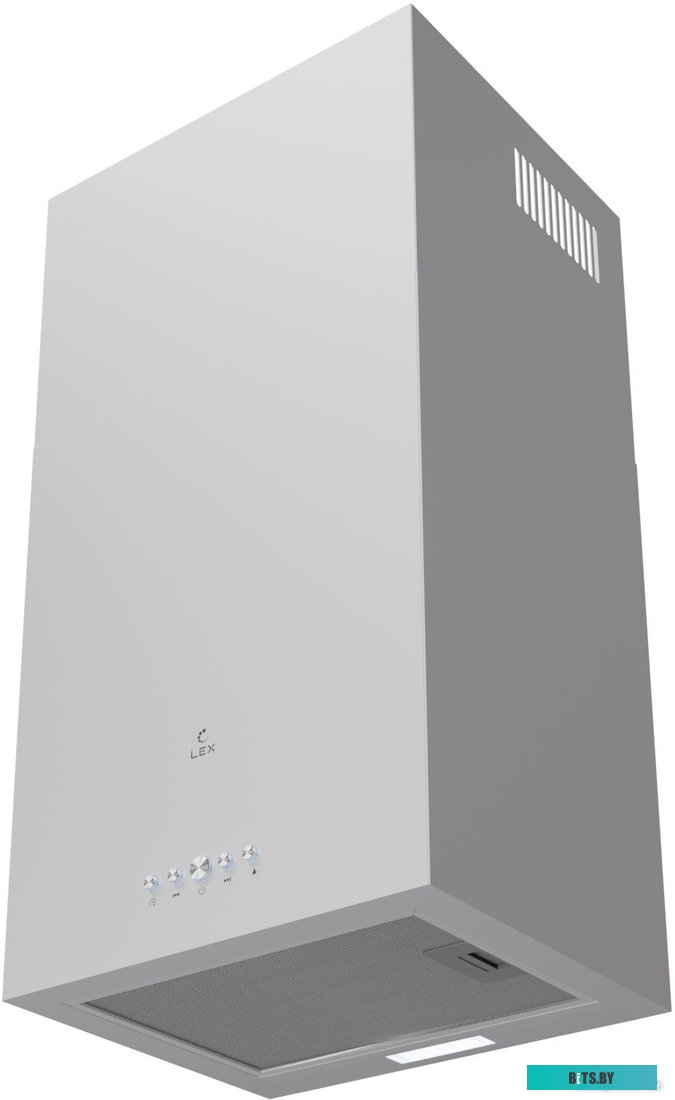 CHTI000417 Вытяжка каминная LEX Mono 400,  белый,  кнопочное управление [chti000417]