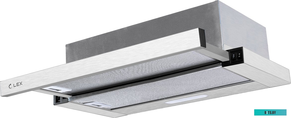 TRHI000002 Встраиваемая вытяжка LEX Honver 2M 600 INOX, управление кнопочное, 2 мотора, нержавеющая сталь [trhi000002]
