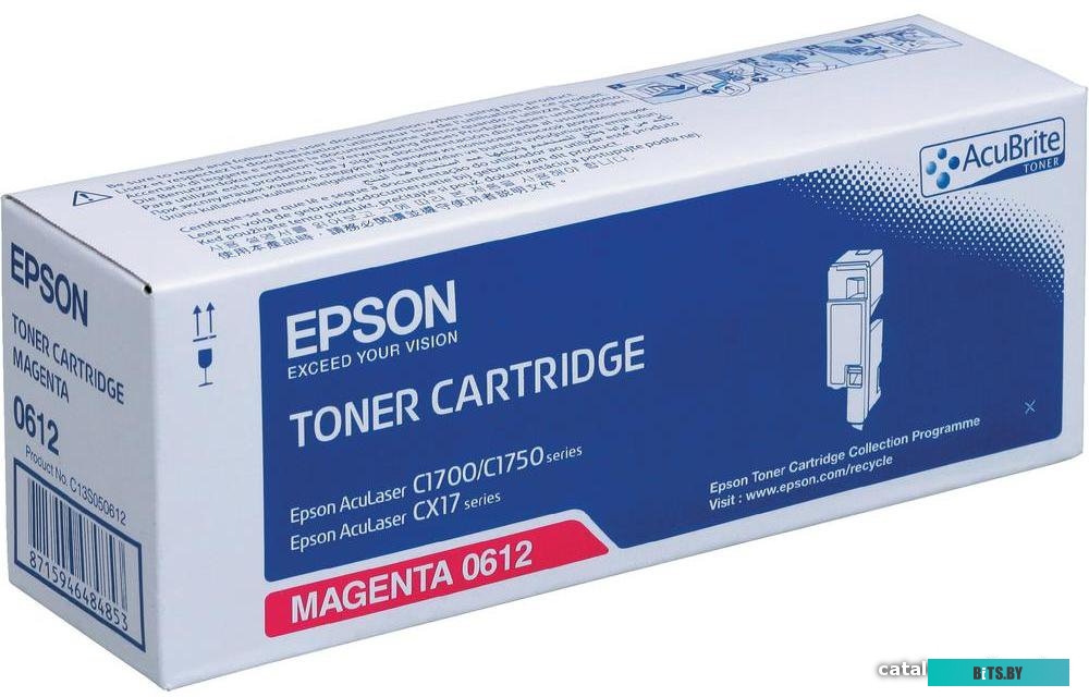 Тонер-картридж Epson S050612 пурпурный для AcuLaser C1700/C1750/CX17