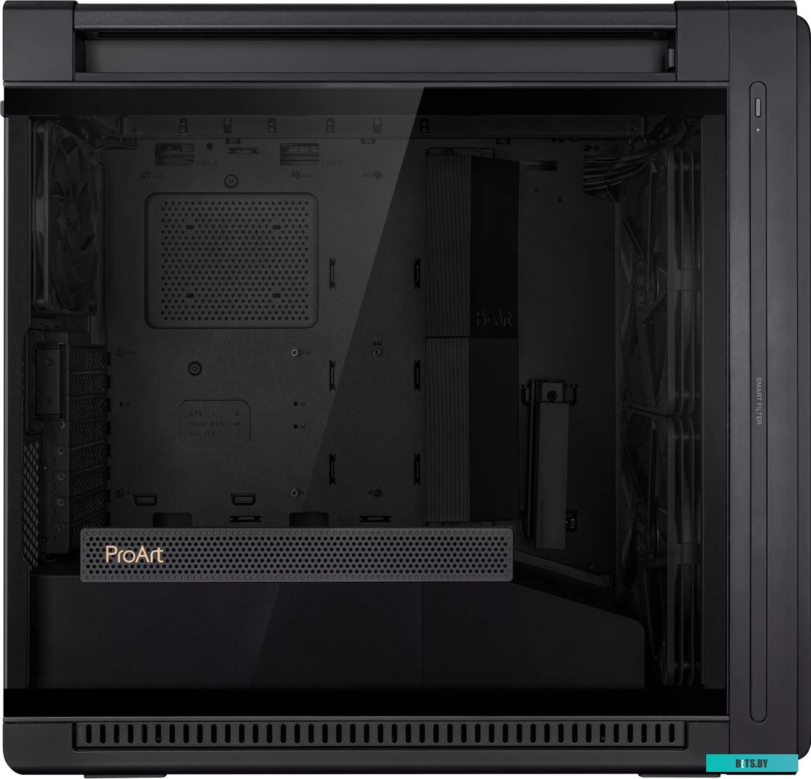 90DC00J0-B09000 Корпус ASUS PROART PA602 TG ARGB BLACK PA602/BLK/TG (90DC00J0-B09000)