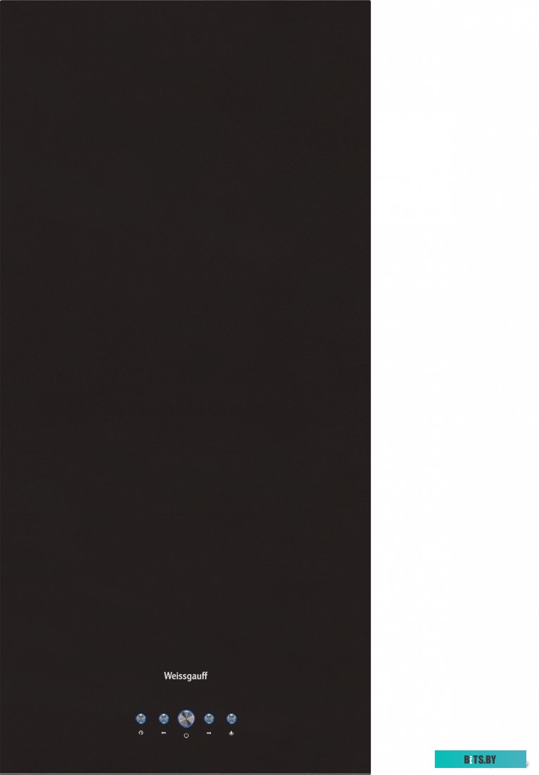 429188 Вытяжка каминная WEISSGAUFF Irida,  черный,  кнопочное управление [429188]