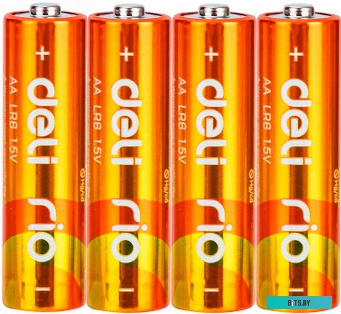Батарейка Deli Rio E82902 AA 4шт.