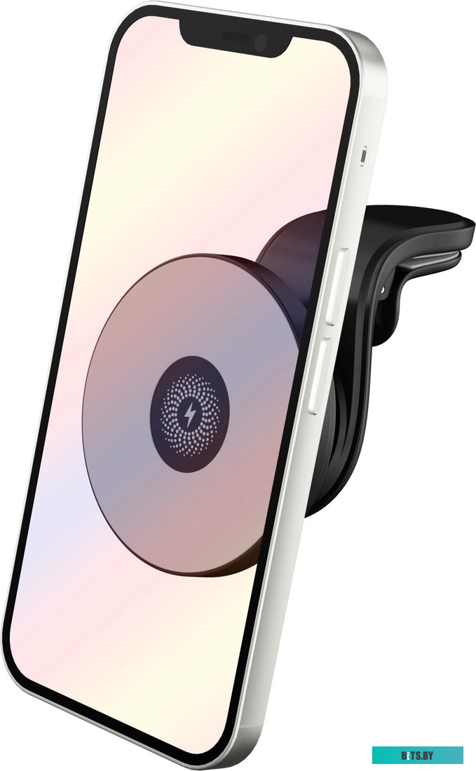 CW-103V Держатель Wiiix CW-103V для смартфонов, магнитный, беспроводная зарядка, черный