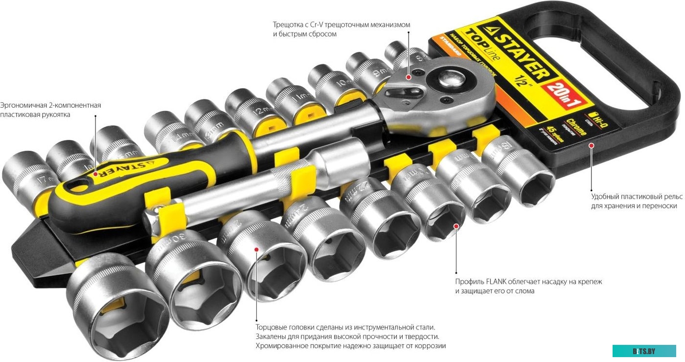 Stayer 27750-H20 (20 предметов)