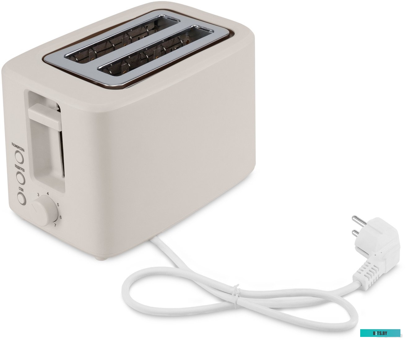 HYT-3306 Тостер Hyundai HYT-3306,  кремовый