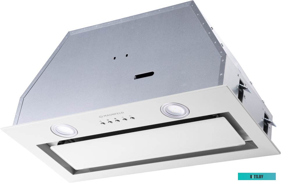 КА-00014211 Встраиваемая вытяжка MAUNFELD Trapeze 602IG, управление кнопочное, белый [ка-00014211]