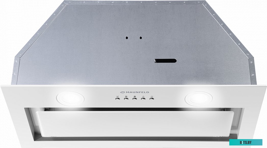 КА-00014211 Встраиваемая вытяжка MAUNFELD Trapeze 602IG, управление кнопочное, белый [ка-00014211]