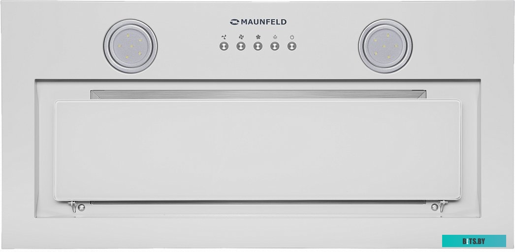 КА-00014211 Встраиваемая вытяжка MAUNFELD Trapeze 602IG, управление кнопочное, белый [ка-00014211]