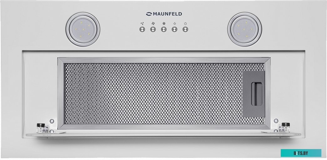 КА-00014211 Встраиваемая вытяжка MAUNFELD Trapeze 602IG, управление кнопочное, белый [ка-00014211]