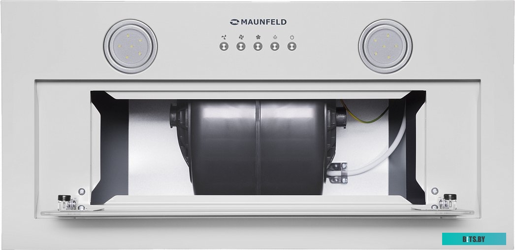 КА-00014211 Встраиваемая вытяжка MAUNFELD Trapeze 602IG, управление кнопочное, белый [ка-00014211]