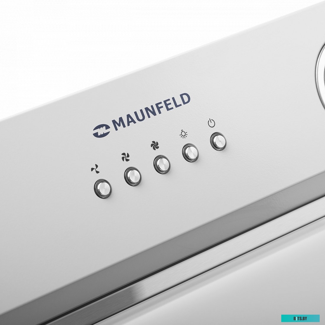 КА-00014211 Встраиваемая вытяжка MAUNFELD Trapeze 602IG, управление кнопочное, белый [ка-00014211]
