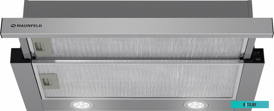 УТ000008533 Встраиваемая вытяжка MAUNFELD VS Light 50, управление кулисные переключатели, нержавеющая сталь [ут000008533]