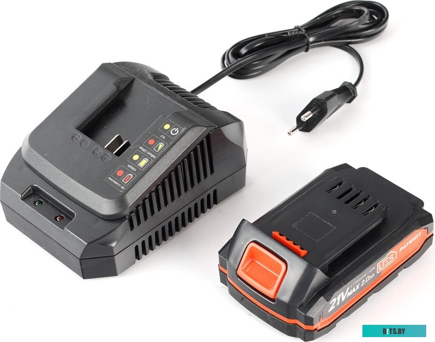 250205245 Триммер электрический Patriot TR 245 UES,  аккумуляторный,  21В,  2Ач,  с ЗУ [250205245]