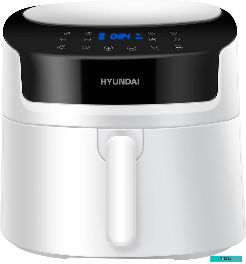 HYF-5459 Аэрогриль Hyundai HYF-5459,  белый и черный