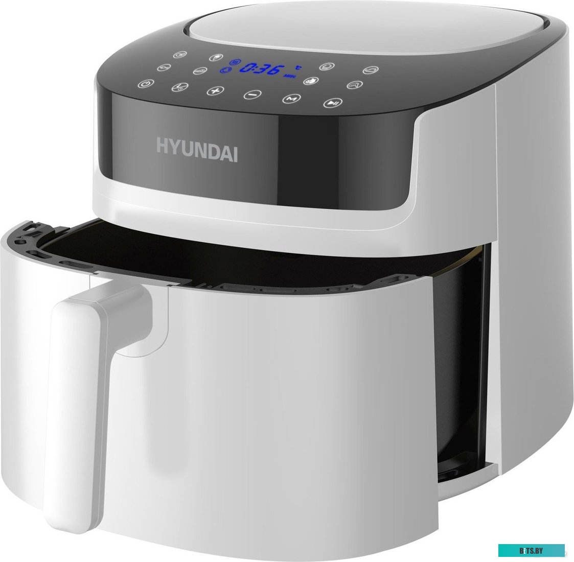 HYF-5459 Аэрогриль Hyundai HYF-5459,  белый и черный