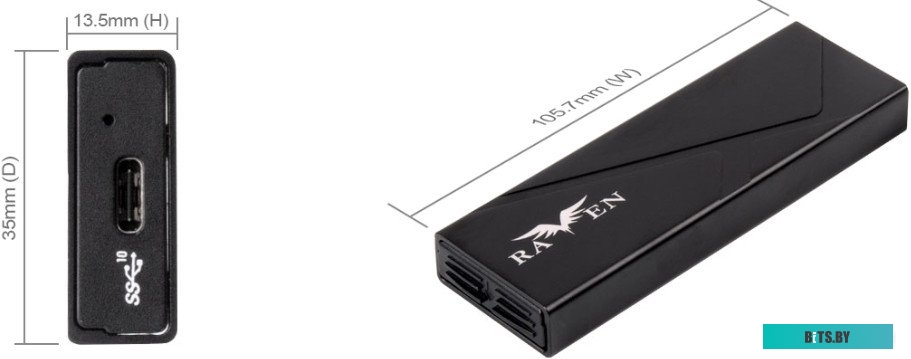 Внешний корпус для SSD SilverStone RVS03 SST-RVS03