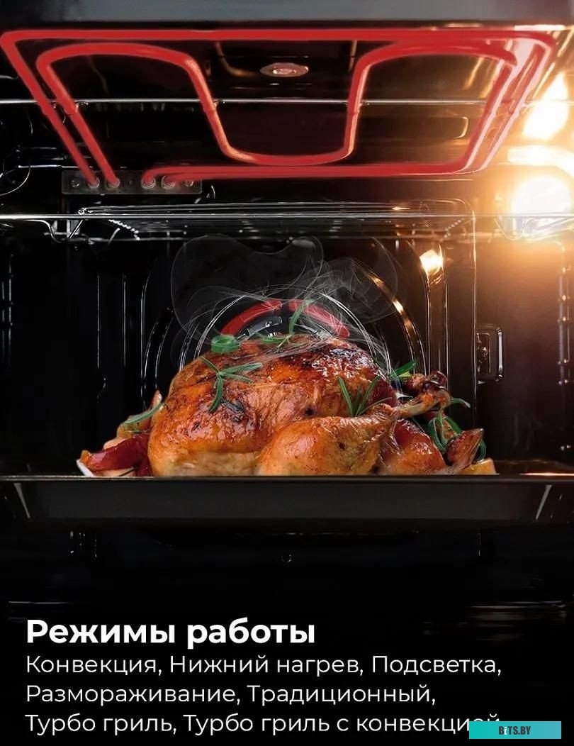 CHAO000405 Духовой шкаф LEX EDM 076 GR,  серый