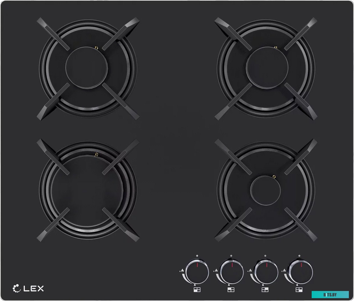 CHAO000425 Газовая варочная панель LEX GVG 643A BBL,  независимая,  черный