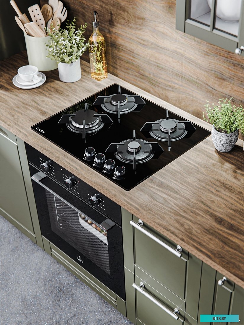 CHAO000425 Газовая варочная панель LEX GVG 643A BBL,  независимая,  черный