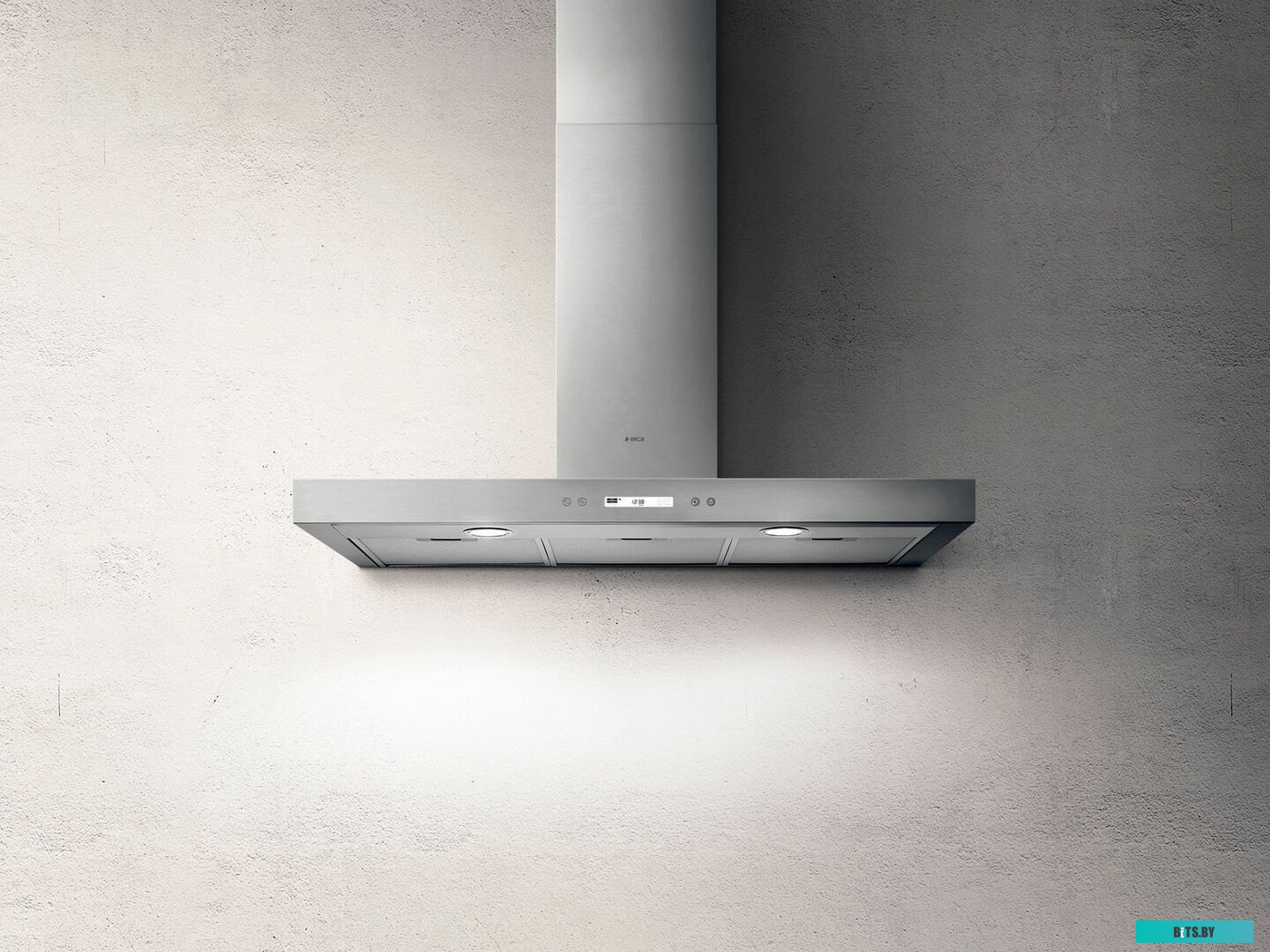 PRF0097373A Вытяжка каминная ELICA Spot Plus IX/A/90,  серебристый,  кнопочное управление [prf0097373a]