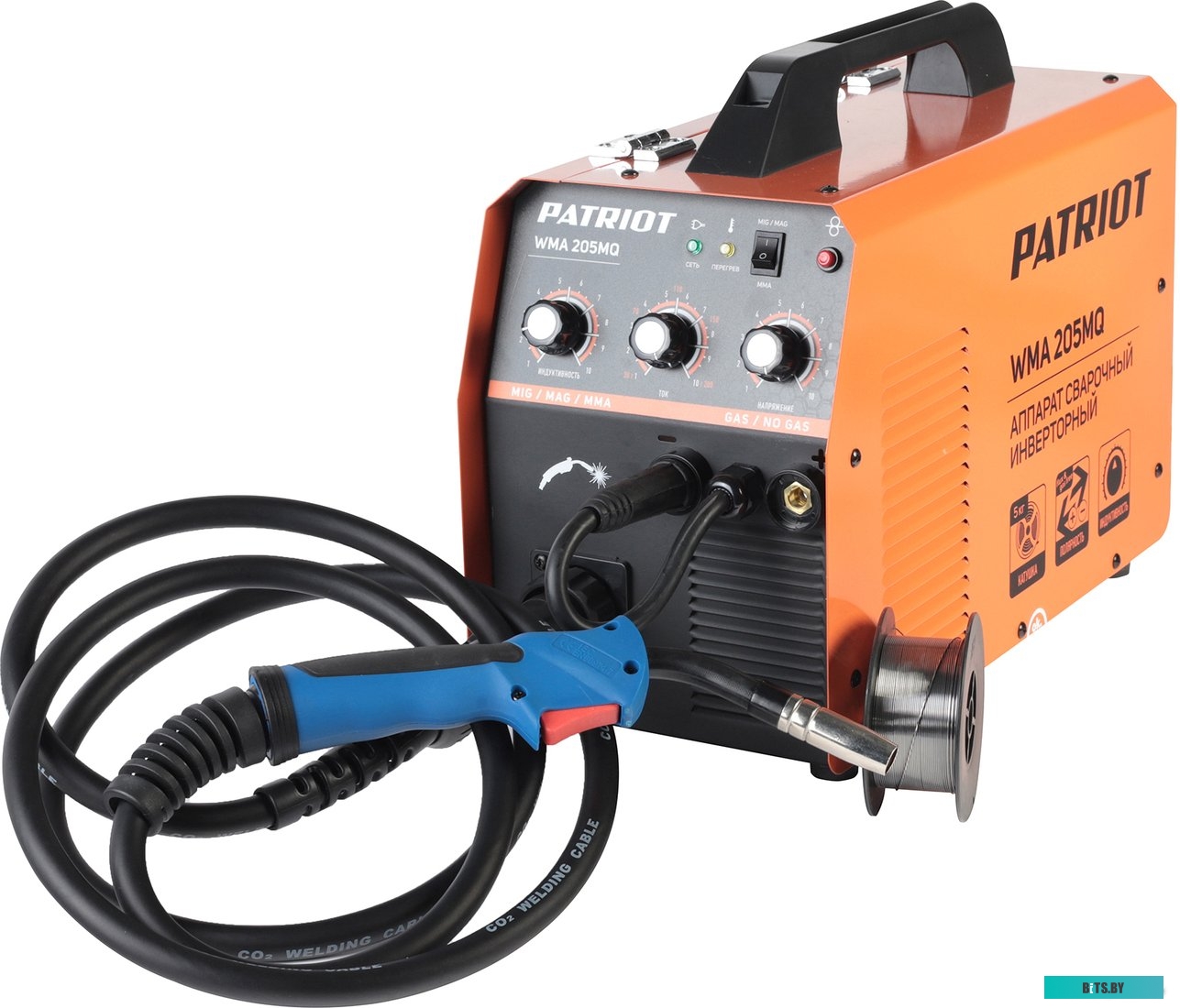 605302155 Сварочный полуавтомат Patriot WMA 205 MQ,  инвертор [605302155]