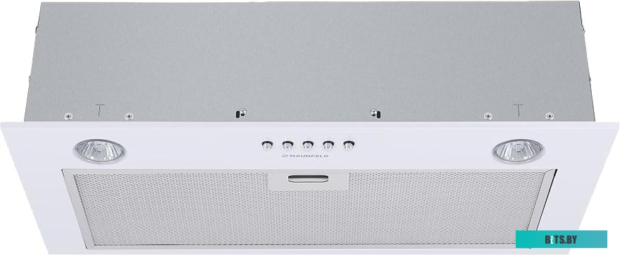 КА-00014758 Встраиваемая вытяжка MAUNFELD Crosby Singl 5028, управление кнопочное, белый [ка-00014758]