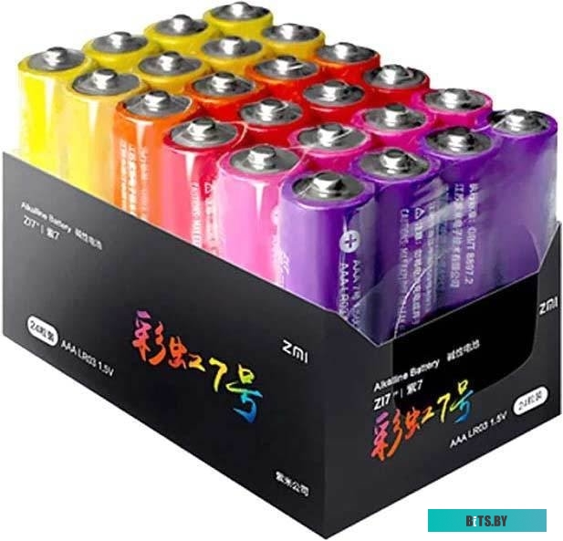 Батарейка ZMI ZI5 Rainbow AA 24 шт. AA524 Colors