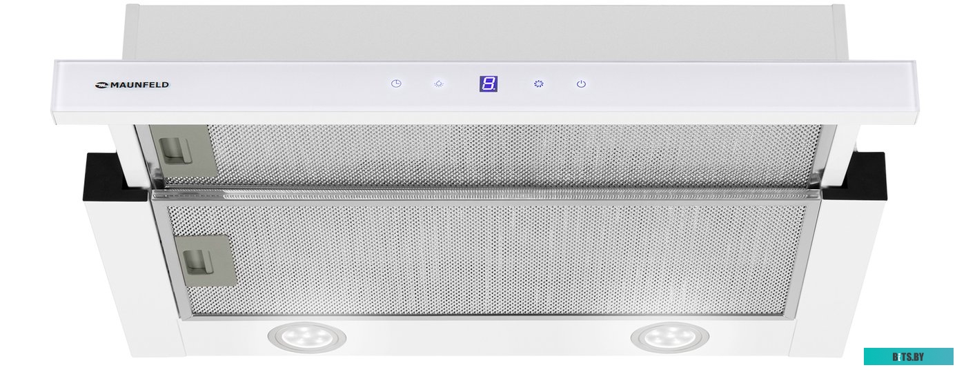 КА-00016633 Встраиваемая вытяжка MAUNFELD VS Touch 850 60, управление сенсорное, белый [ка-00016633]
