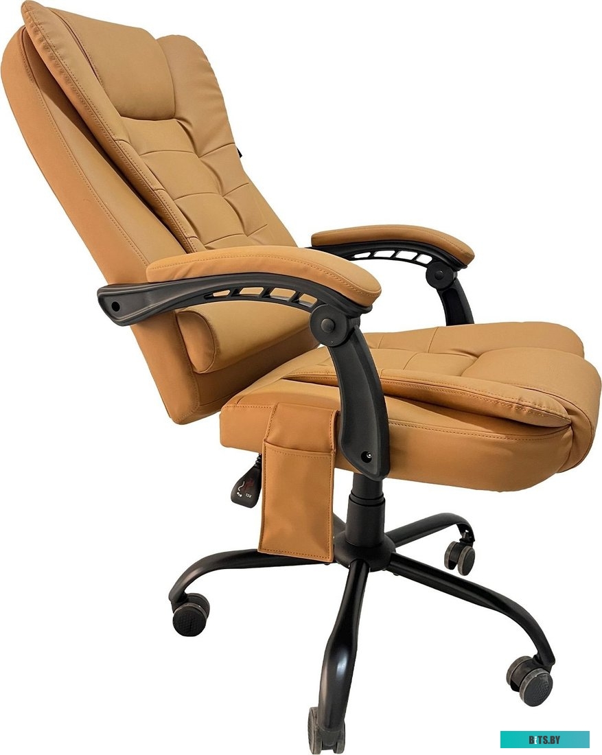 CS-CHR-OC05M-BR Кресло Cactus с вибромассажем CS-CHR-OC05M-BR, на колесиках, эко.кожа, темно-коричневый