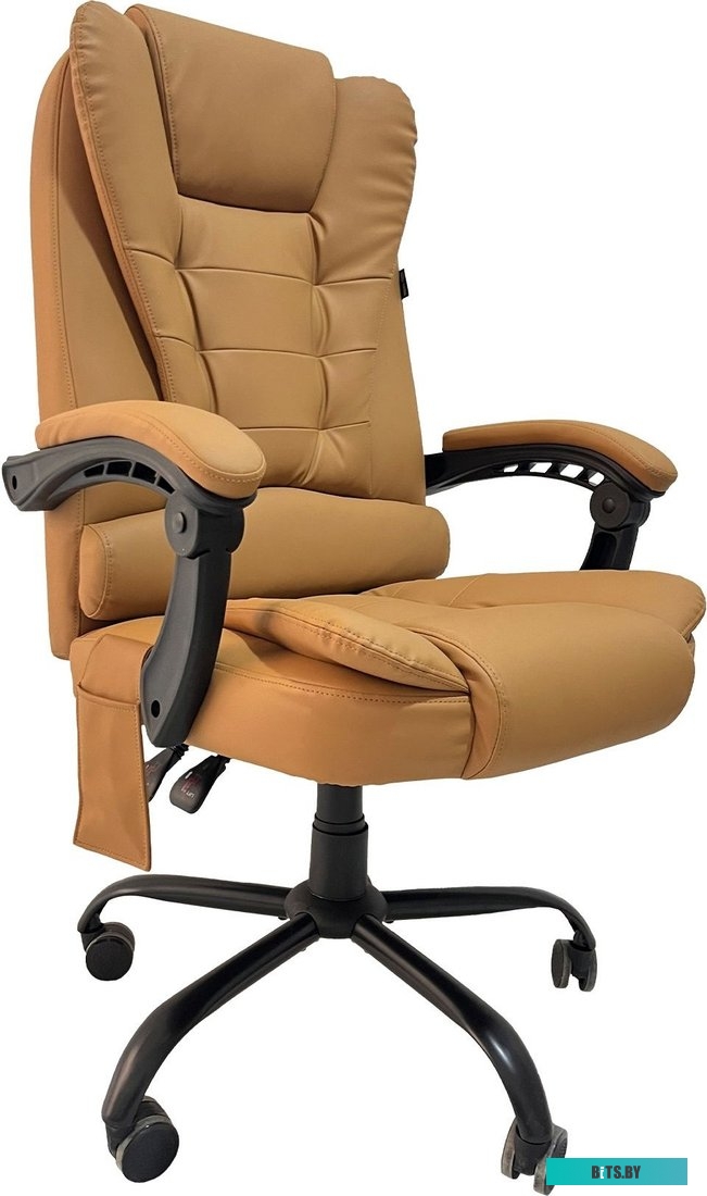 CS-CHR-OC05M-BR Кресло Cactus с вибромассажем CS-CHR-OC05M-BR, на колесиках, эко.кожа, темно-коричневый