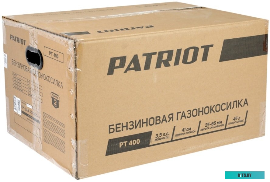 512109400 Газонокосилка бензиновая Patriot PT 400,  41см, несамоходная [512109400]