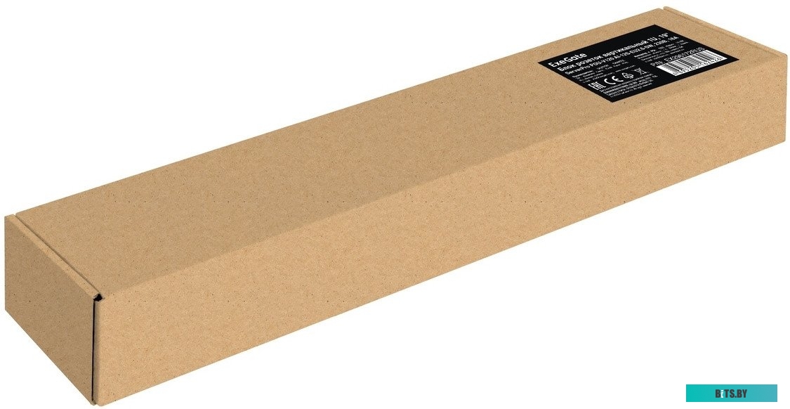 EX296172RUS Блок розеток вертикальный ExeGate ServerPro PDU-V120 Al-12S-EU2.5-SW (19", 1U, Алюминий, 12 Schuko, кабель с евровилкой VDE-250V-16A-3*1.5