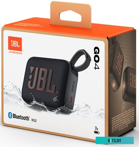 Портативная колонка JBL Go 4 Black (JBLGO4BLK)