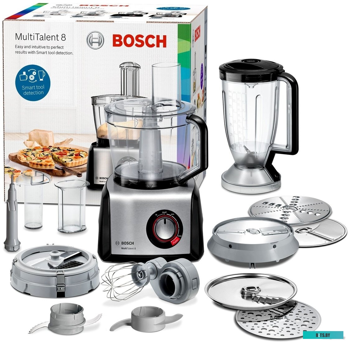 MC812M865 Кухонный комбайн Bosch MC812M865,  серебристый