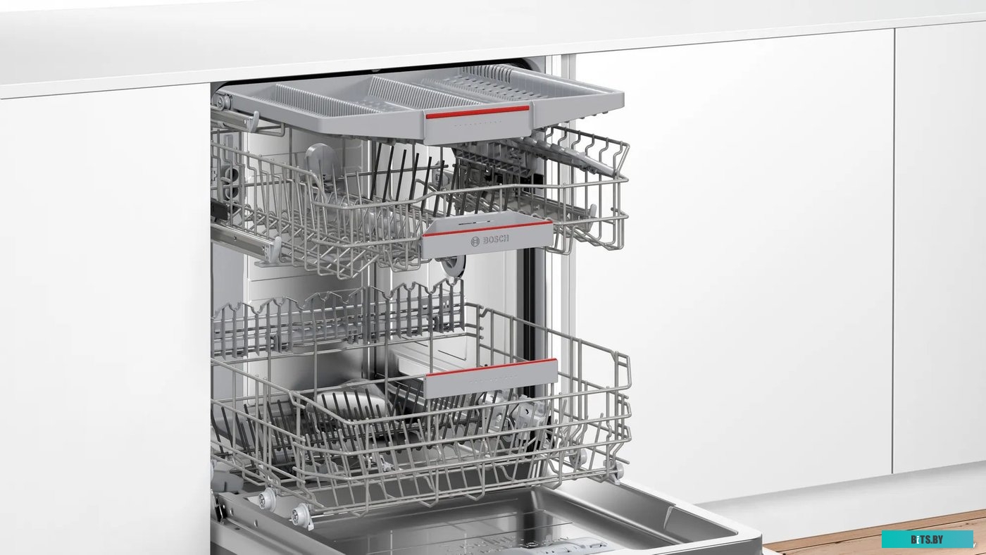 SMV6YCX02E Посудомоечная машина встраив. Bosch SMV6YCX02E полноразмерная/серебристый