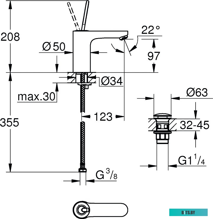 23800001 Газовая плита ПГ 3200-08 GEFEST