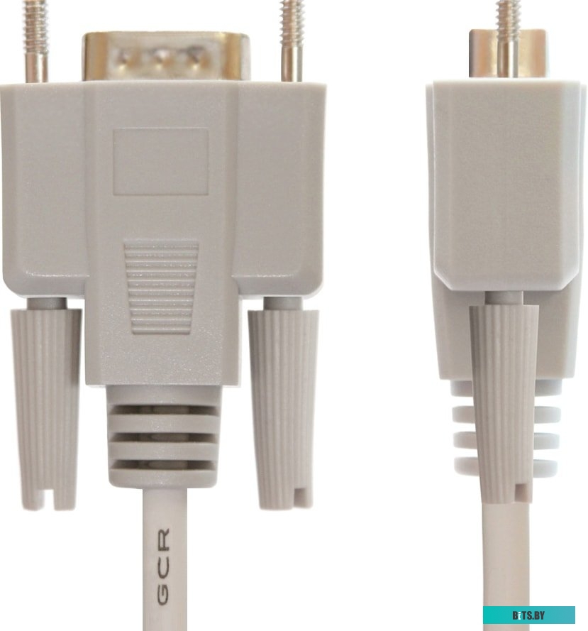 GCR-DB9CM2F-1.0m Greenconnect Удлинитель  1.0m  RS-232/RS-232 9M/9F, Premium GCR-DB9CM2F-1.0m, серый 30 AWG Greenconnect Удлинитель  1.0m  RS-232/RS-2