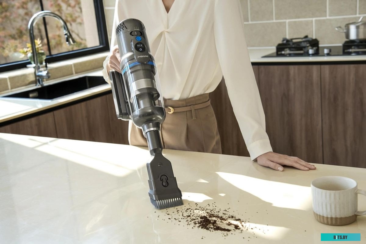T12 Pure серый Пылесос ручной Puppyoo T12 Pure серый
