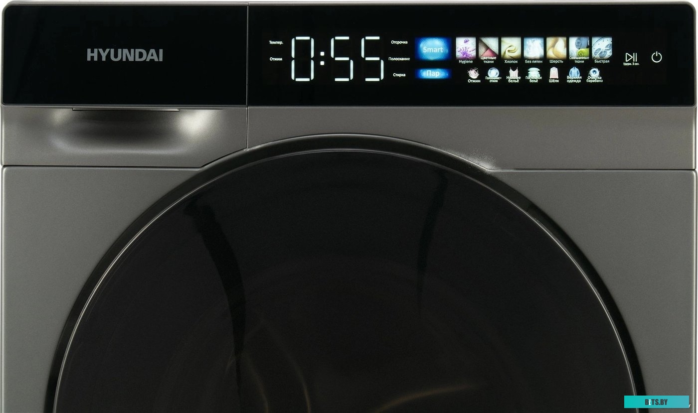 WFE9230 DARK GRAY Стиральная машина Hyundai WFE9230 Dark Gray класс: A+++ загр.фронтальная макс.:10кг серый