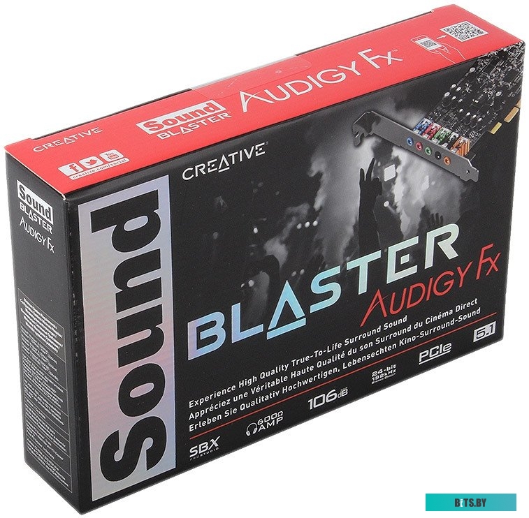 Внутренняя звуковая карта Creative Sound Blaster Audigy Fx (SB1570)