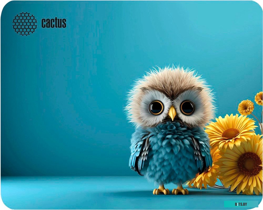 Коврик для мыши Cactus Owl blue CS-MP-P07XS