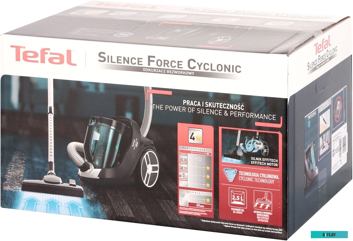 Пылесос Tefal Silence Force Cyclonic TW7222EA