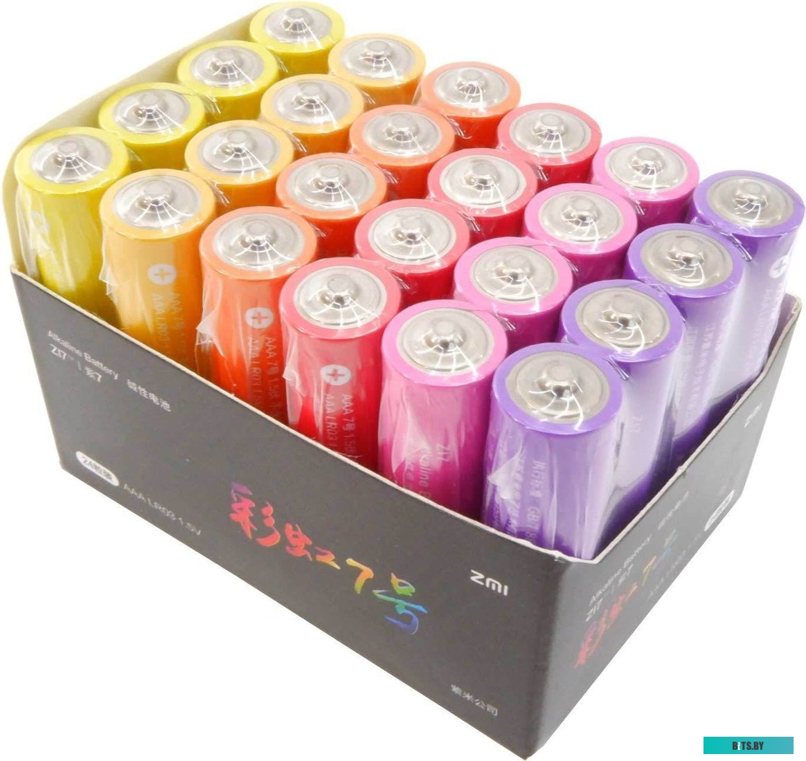 Аккумулятор ZMI ZI7 Rainbow AAA 24 шт. AA724 Colors