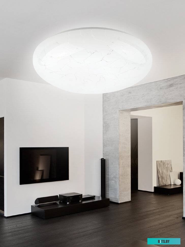 Б0051074 Эра Б0051074 Светильник потолочный светодиодный Классик без ДУ SPB-6 - 12 Marble светодиодный 12Вт