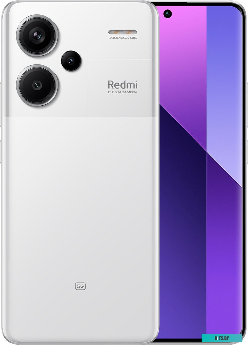 Смартфон Xiaomi Redmi Note 13 Pro+ 5G 8GB/256GB с NFC международная версия (лунный белый)